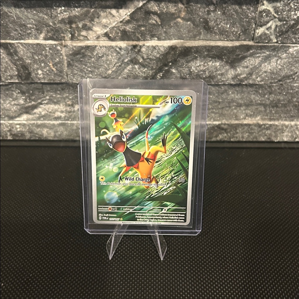 Pokemon Heliolisk 177/167 Illustration‎ Rare Holo Twilight Masquerade Set M/NM